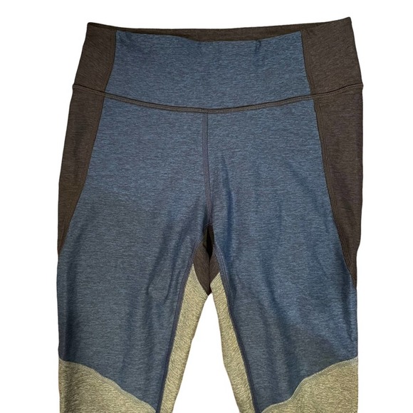 Outdoor Voices 7/8 Tri Tone Leggings Blue Size Small - Picture 4 of 5